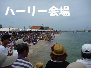ハーリー会場