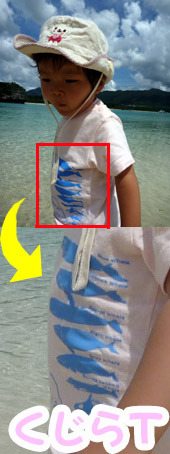 くじらTシャツ