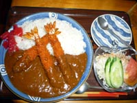 エビフライカレー！
