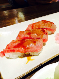石垣牛のにぎり