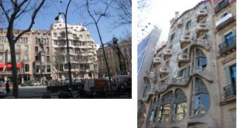 ガウディの建物たち